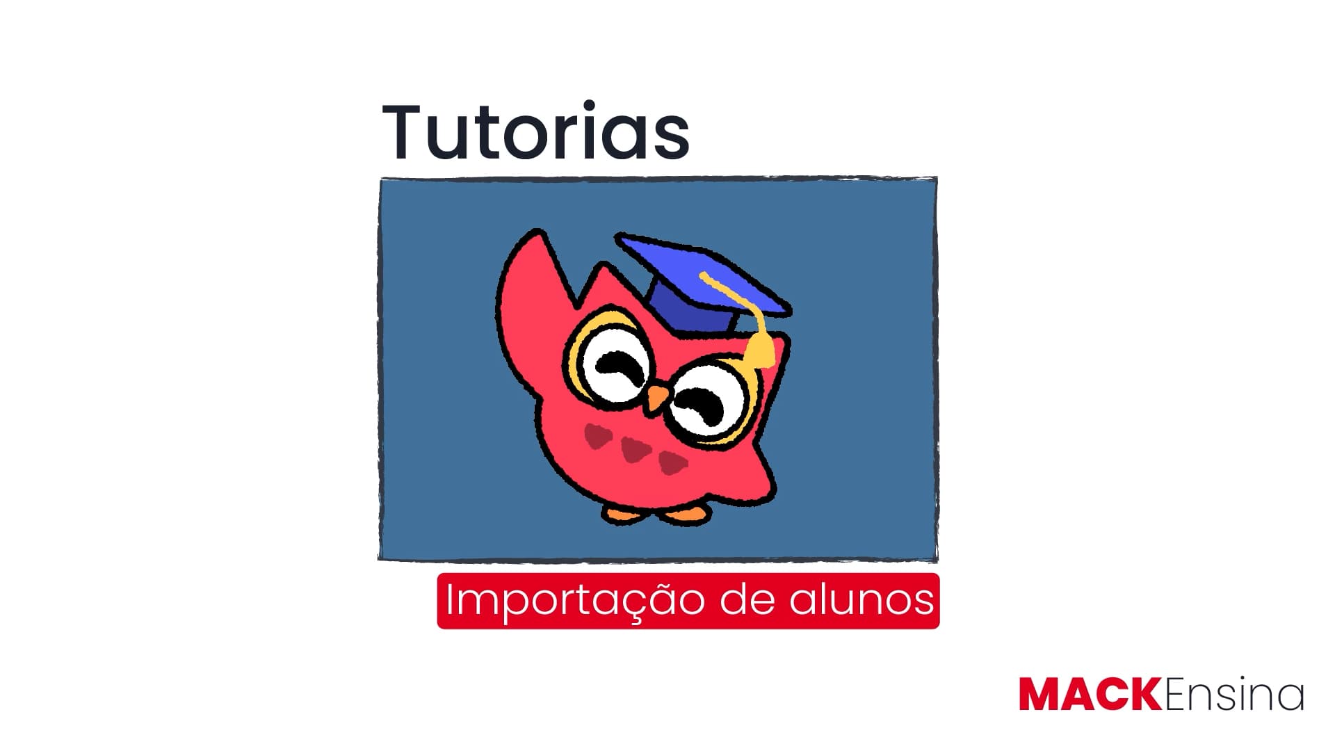 Importação e cadastro de alunos